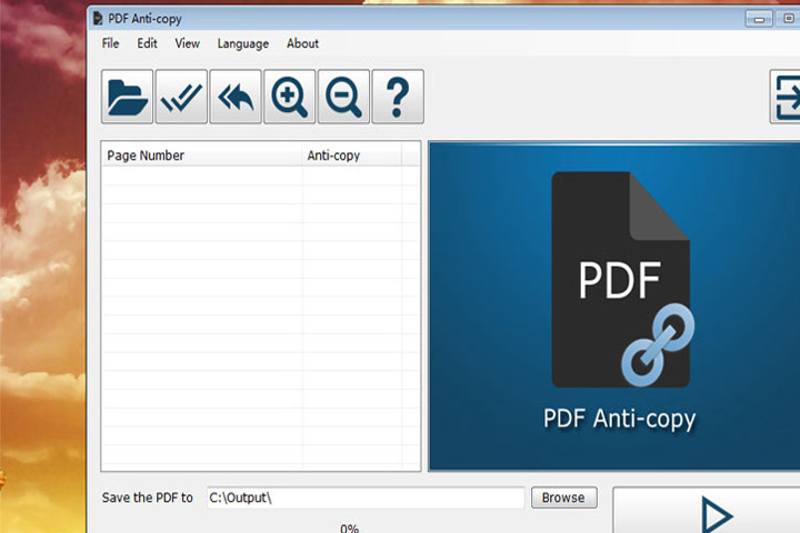 PDF Anti Copy Pro Captura