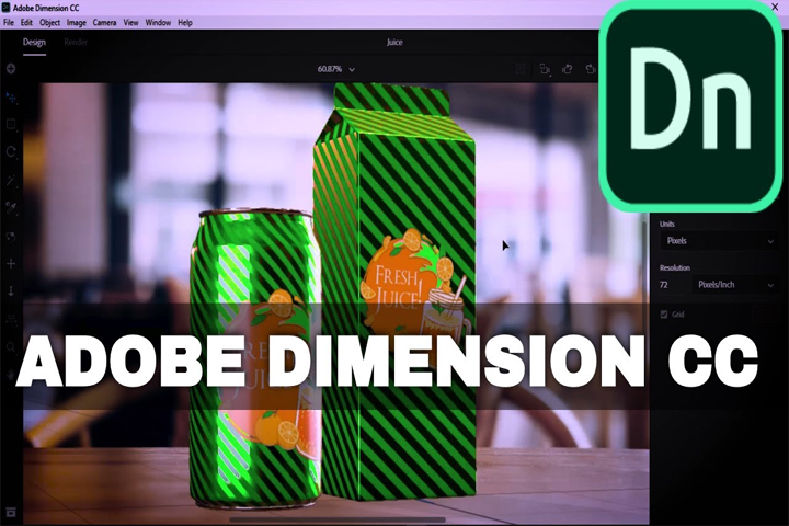 Adobe Dimension 3.4.10 Captura