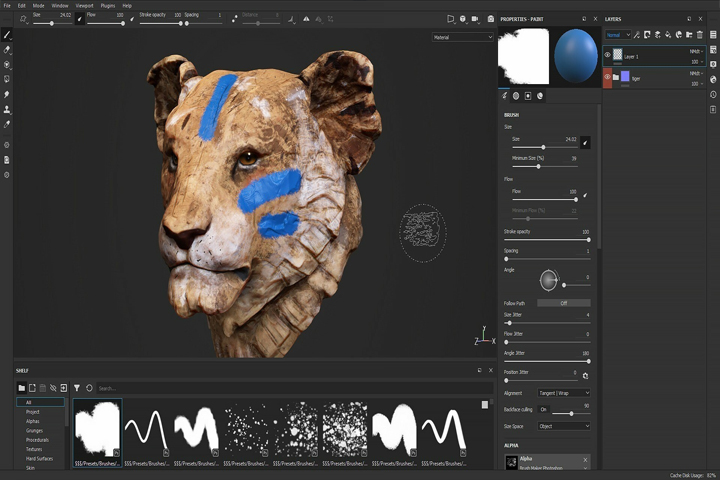 Adobe Substance 3D Painter Captura