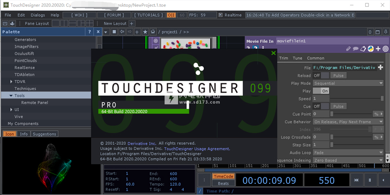 Derivative TouchDesigner Pro 2023.11760 (2024) [Full] [Mega-Mediafire-GDrive]