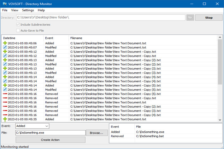 VovSoft Directory Monitor Screen 720x480 1