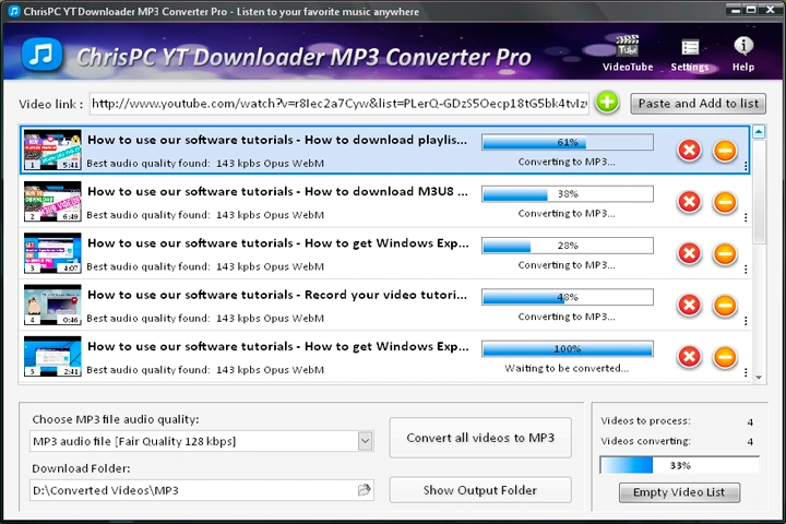 ChrisPC YTD Downloader MP3 Converter Pro 4.17.03 Captura Mega Mediafire