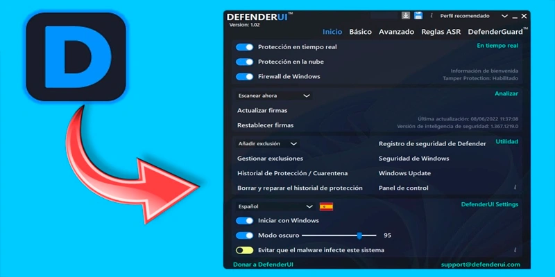 DefenderUI 1.22 (2024) [Full] [Mega-Mediafire-GDrive]
