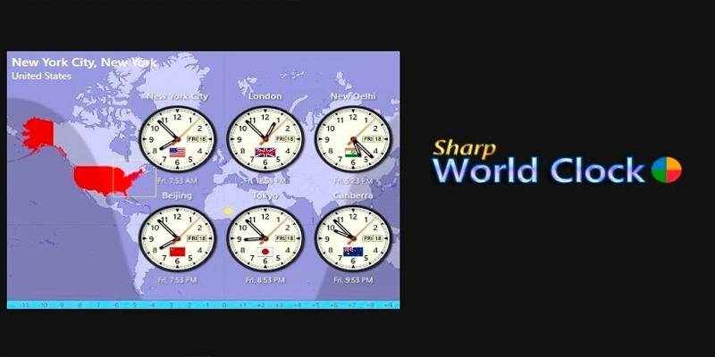 Sharp World Clock 9.6.5 (2024) [Full] [Mega-Mediafire]
