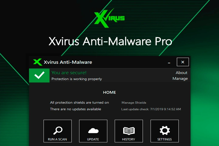 Xvirus Anti Malware Pro 7.0.5 Screen